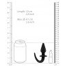 Ouch! Puppy Play Plug Queue de chien Puppy Plug 9 x 4cm Noir